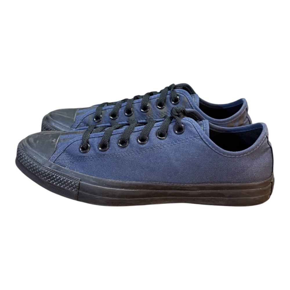 Converse Low Top Navy Blue/Black Tiger Stripe Women’s Size 9.5 Men’s Size 7.5 - Picture 3 of 8